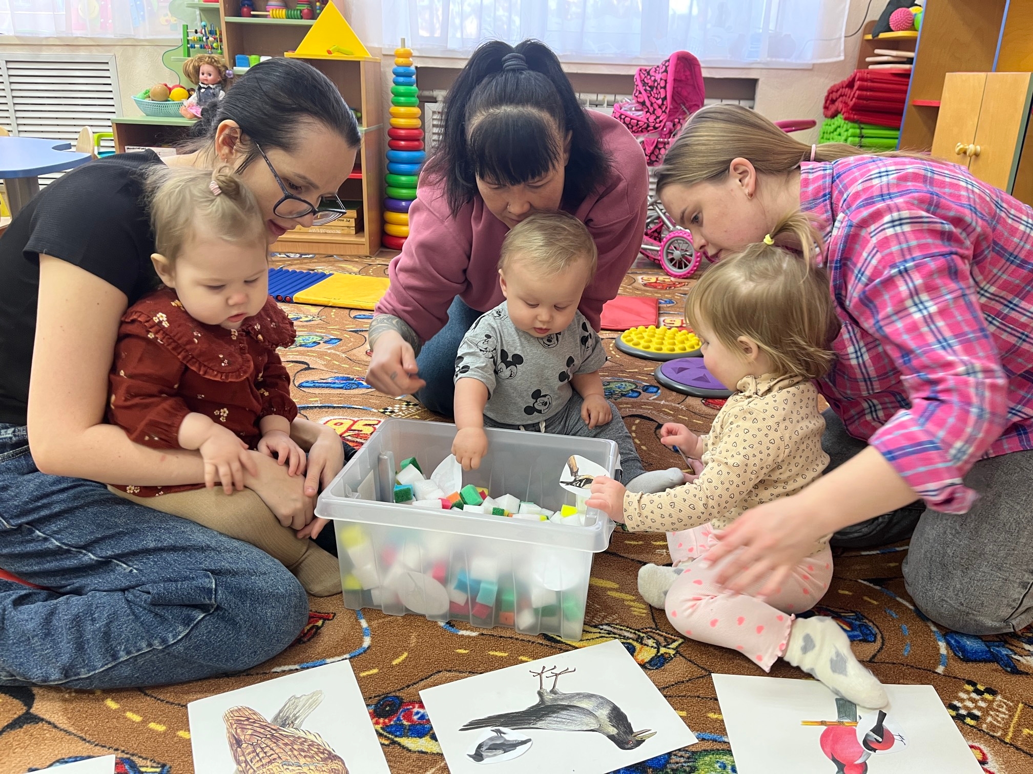 Покормите птиц зимой