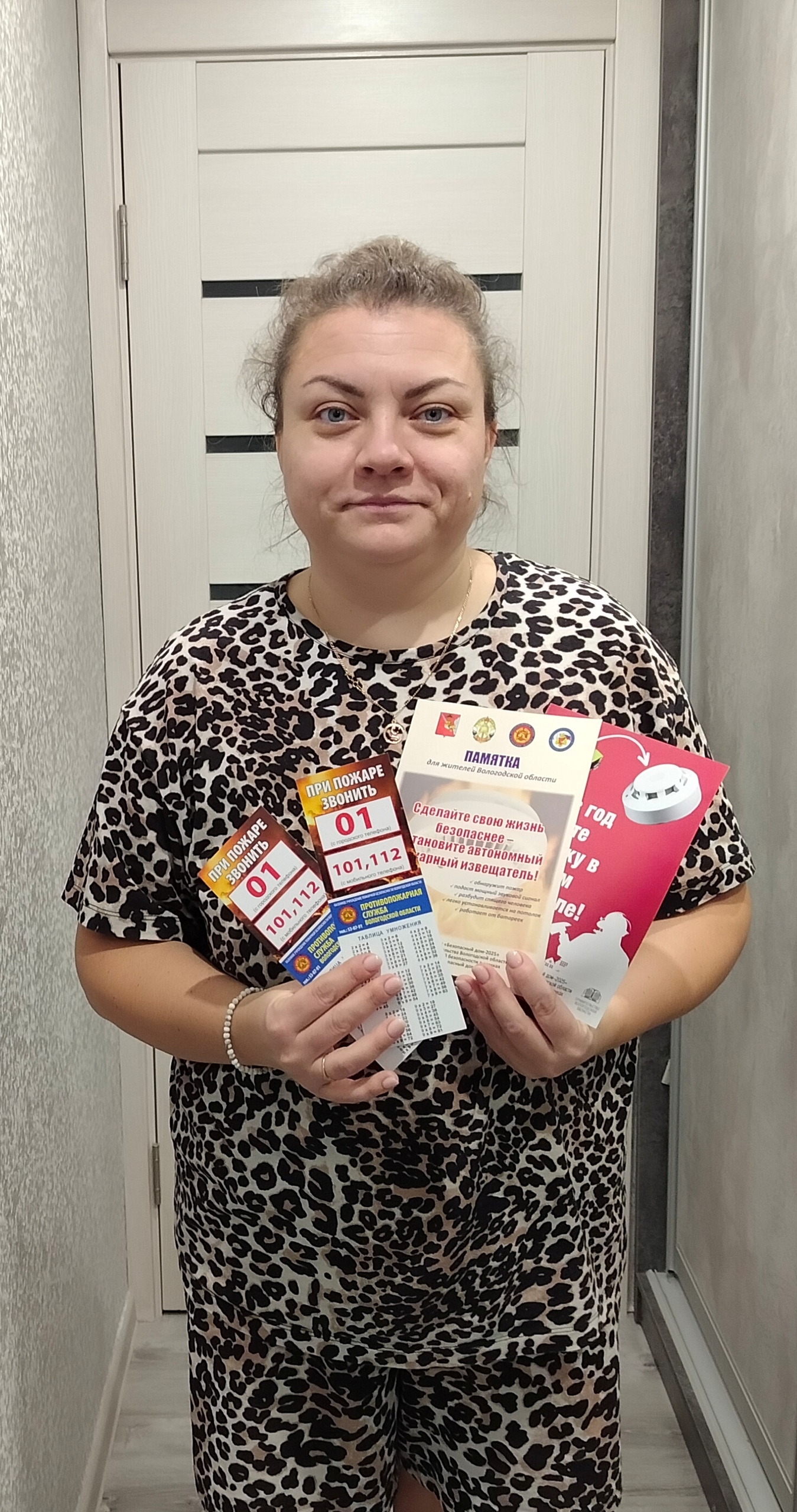 В городе Вологде автономные пожарные извещатели появились в жилых помещениях еще 2 семей